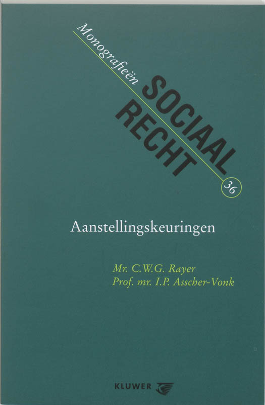 Omslag van Aanstellingskeuringen