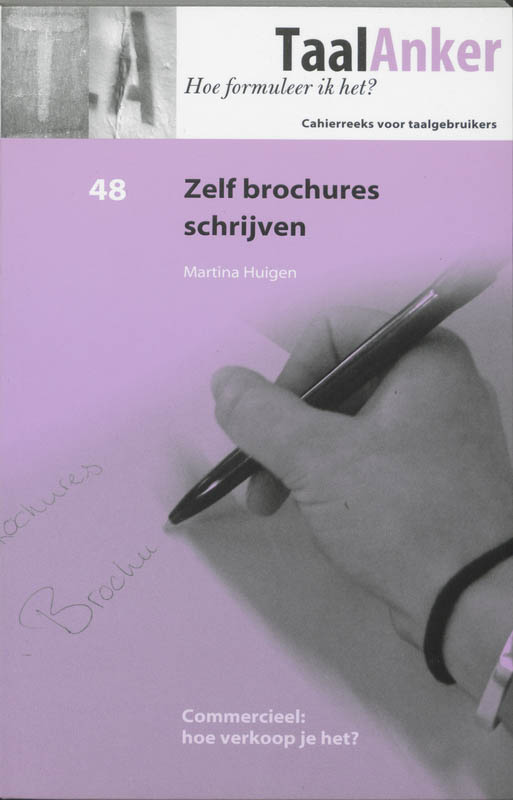 Omslag van Zelf brochures schrijven