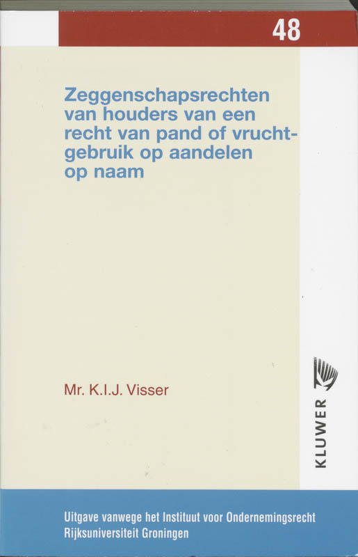 Omslag van Zeggenschapsrechten van houders van een recht van pand of vruchtgebruik op aandelen op naam