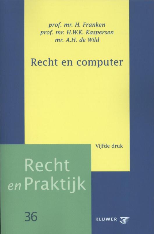 Omslag van Recht en computer