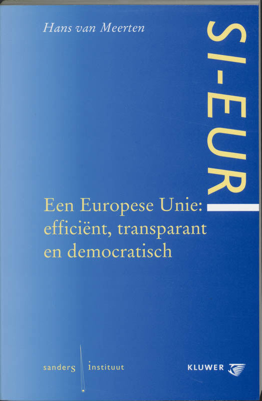 Omslag van Een Europese Unie