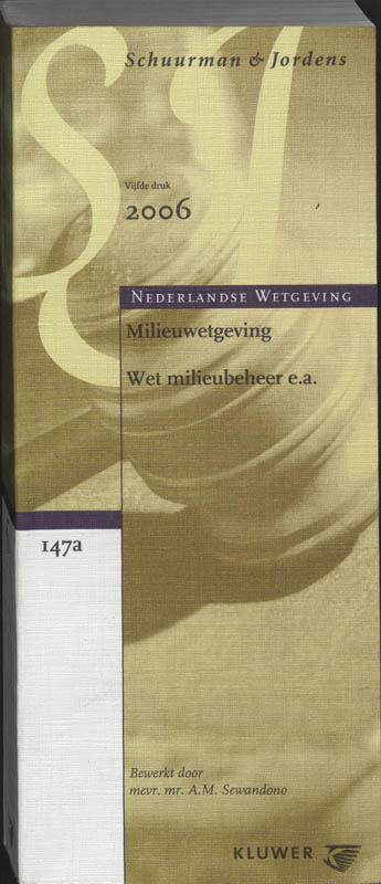 Omslag van Milieuwetgeving