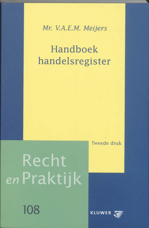 Omslag van Handboek handelsregister