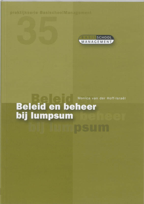 Omslag van Beleid en beheer bij lumpsum