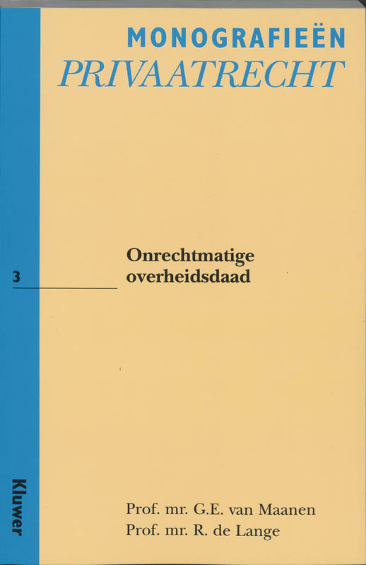 Omslag van Onrechtmatige overheidsdaad