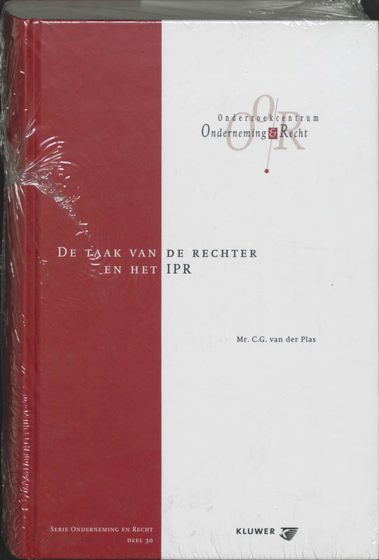 Omslag van De taak van de rechter en het IPR
