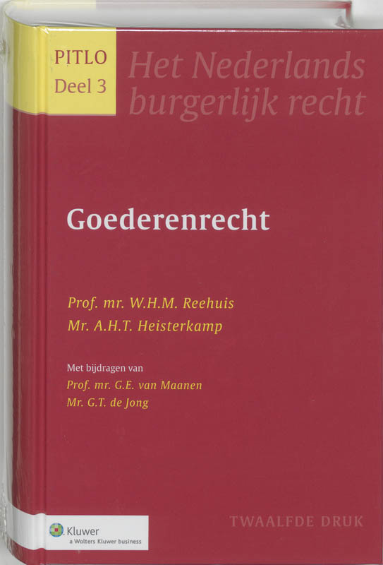 Omslag van Goederenrecht