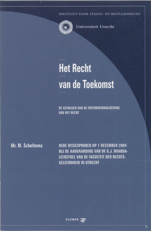 Omslag van Het Recht van de Toekomst
