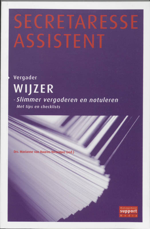 Omslag van Vergaderwijzer