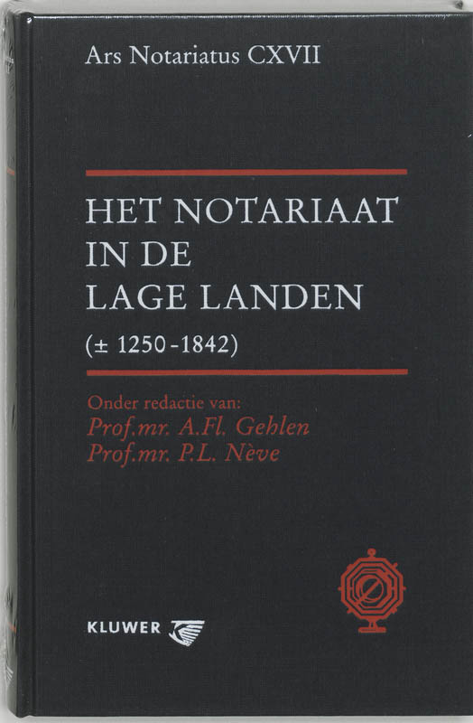 Omslag van De geschiedenis van het notariaat in de lage landen