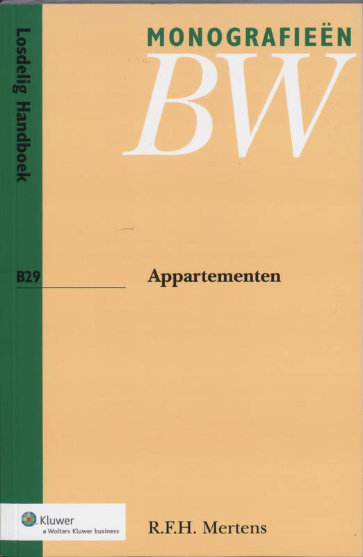 Omslag van Appartementen