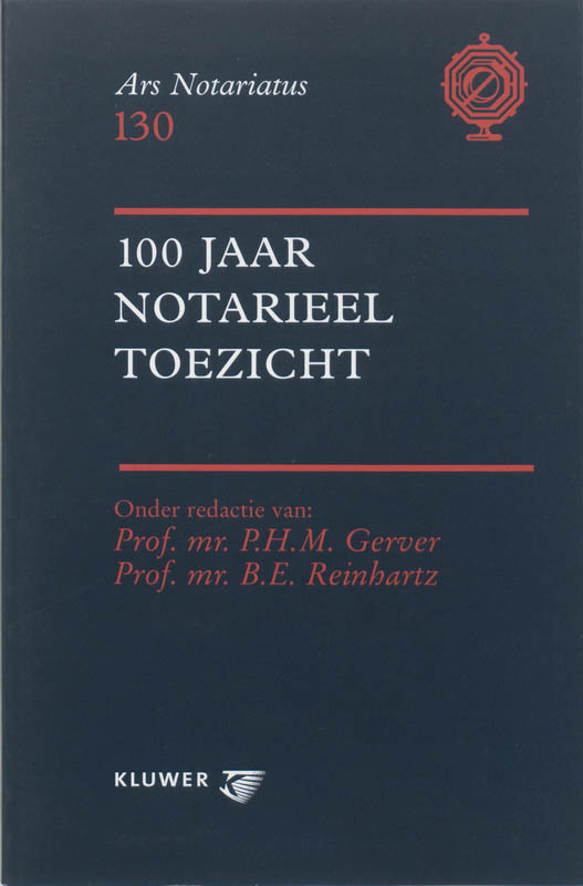 Omslag van 100 jaar notarieel toezicht