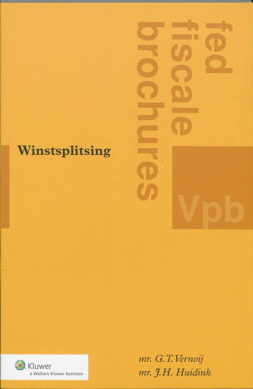 Omslag van Winstsplitsing