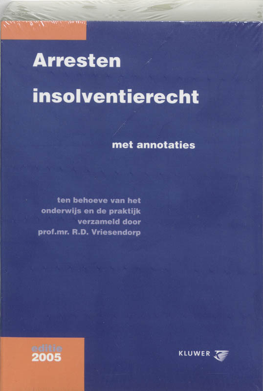 Omslag van Arresten insolventierecht