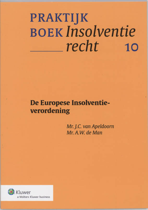 Omslag van De Europese Insolventieverordening