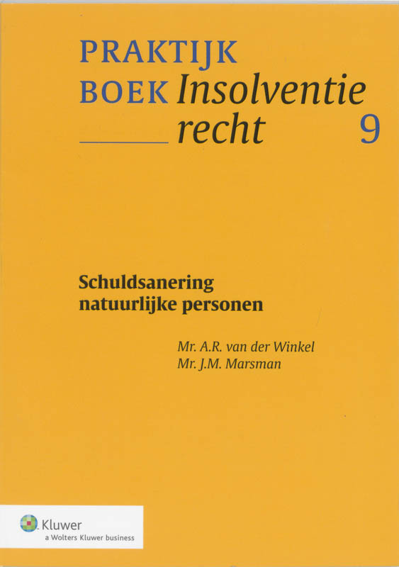 Omslag van Schuldsanering van natuurlijke personen