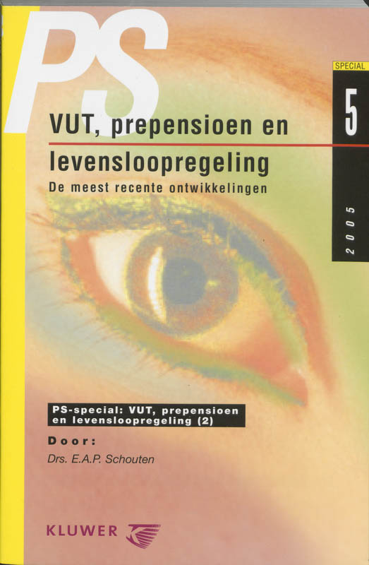 Omslag van VUT, prepensioen en levensloopregeling