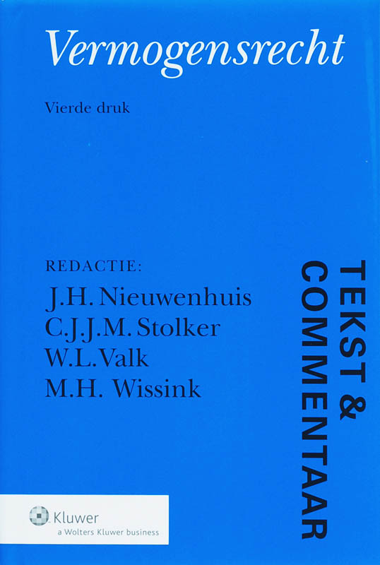 Omslag van Vermogensrecht