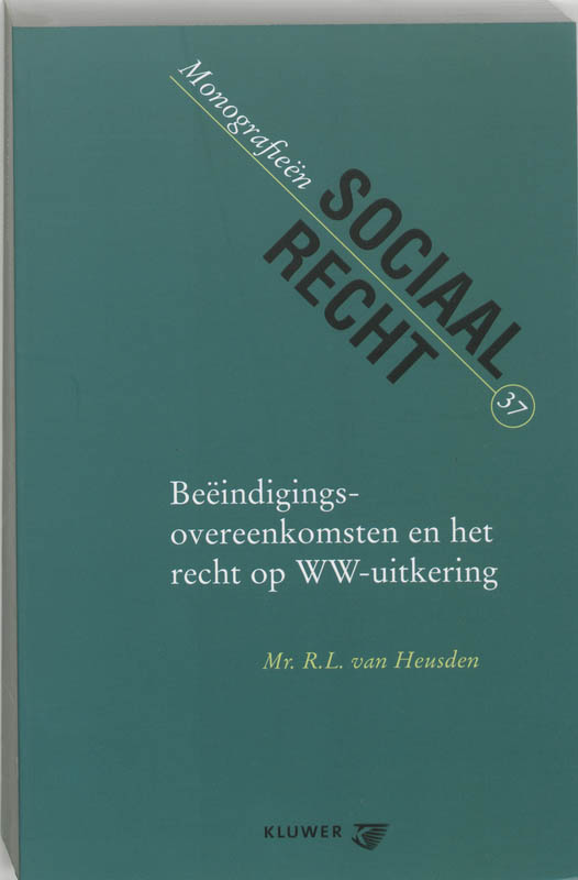 Omslag van Beeindigingsovereenkomsten en het recht op WW-uitkering