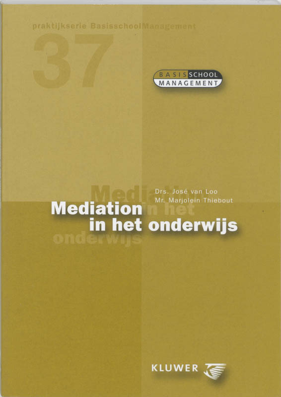 Omslag van Mediation in het onderwijs