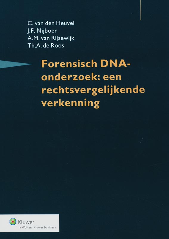 Omslag van Forensisch DNA-onderzoek