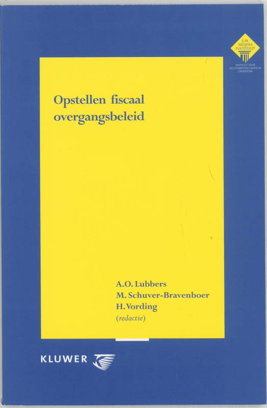 Omslag van Opstellen Fiscaal Overgangsbeleid