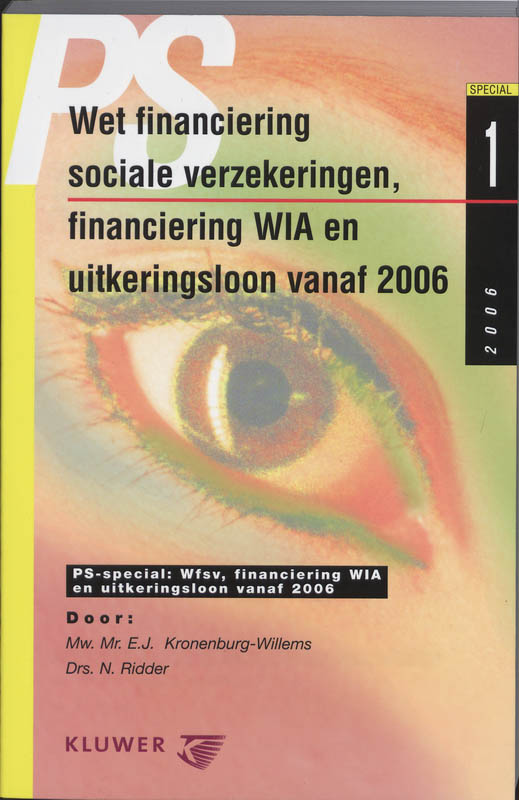 Omslag van Wet Financiering Sociale Verzekering