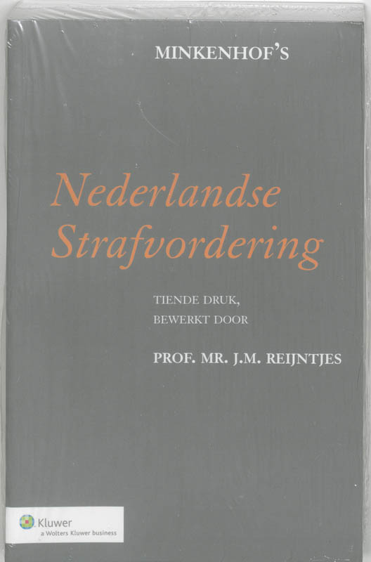 Omslag van De Nederlandse strafvordering