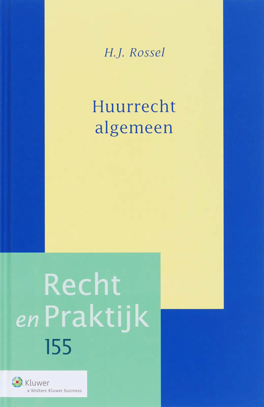 Omslag van Huurrecht algemeen