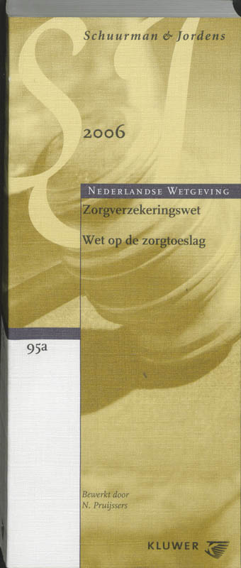 Omslag van Zorgverzekeringswet