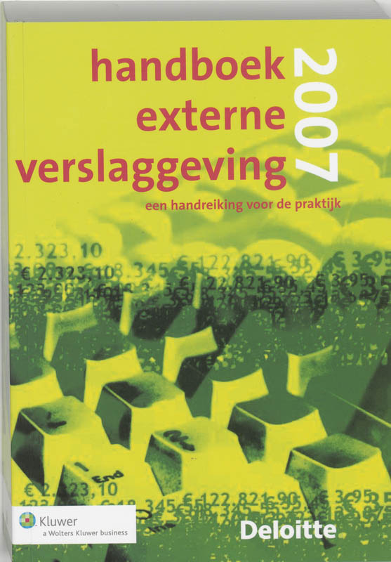 Omslag van Handboek Externe Verslaggeving