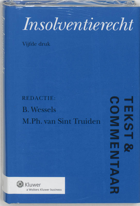 Omslag van Tekst & Commentaar Insolventierecht