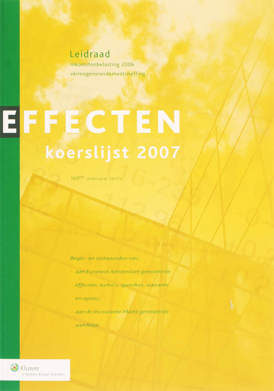 Omslag van 2007
