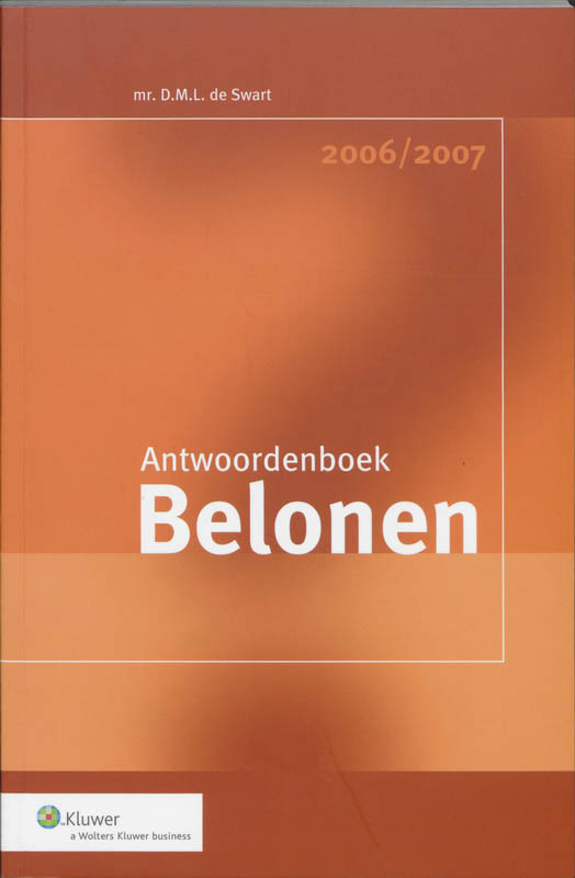 Omslag van Antwoordenboek Belonen