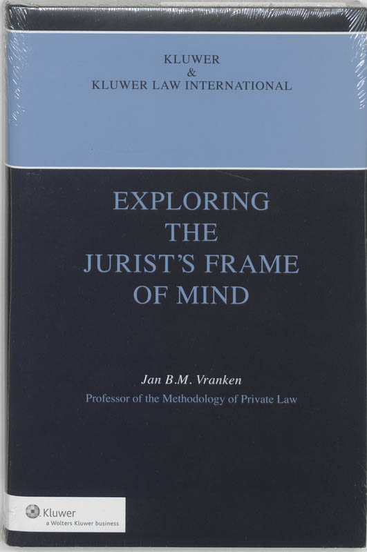 Omslag van Exploring the Jurist's Frame of Mind