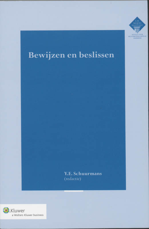 Omslag van Bewijzen en Beslissen