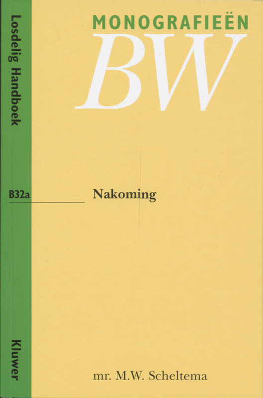 Omslag van Nakoming