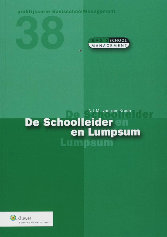 Omslag van De schoolleider en lumpsum