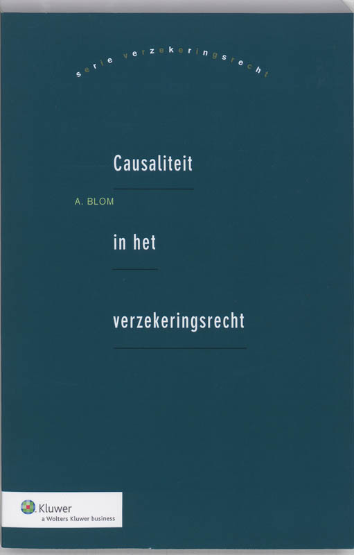 Omslag van Causaliteit in het verzekeringsrecht