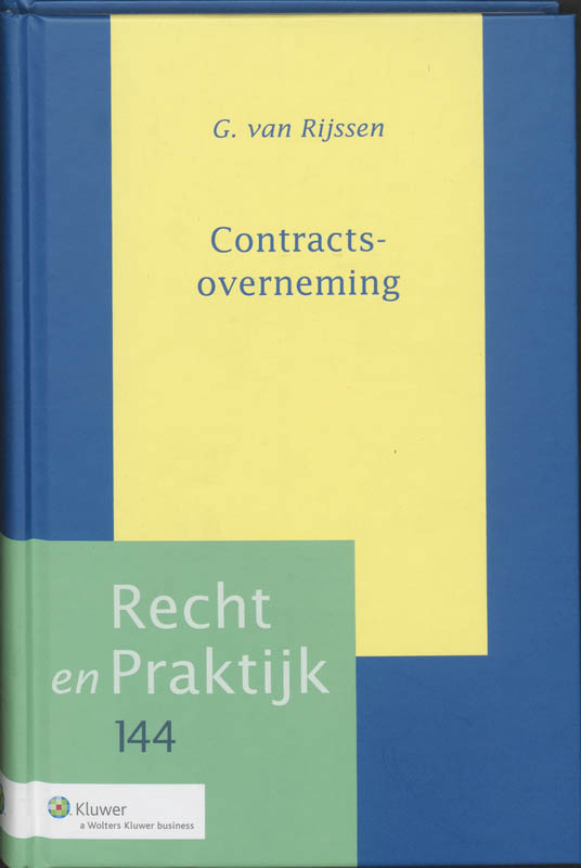 Omslag van Contract overneming