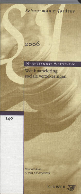 Omslag van Wet financiering sociale verzekeringen
