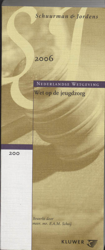 Omslag van Wet op de jeugdzorg