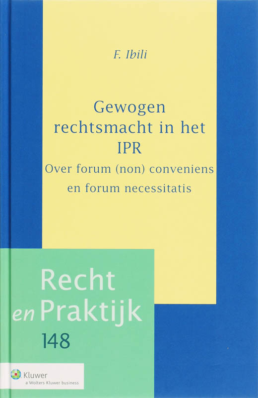 Omslag van Gewogen rechtsmacht in het IPR