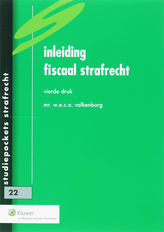 Omslag van Inleiding fiscaal strafrecht