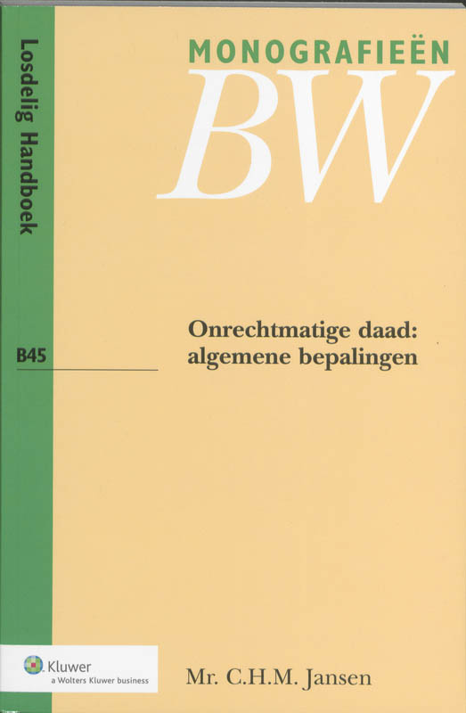 Omslag van Algemene bepalingen