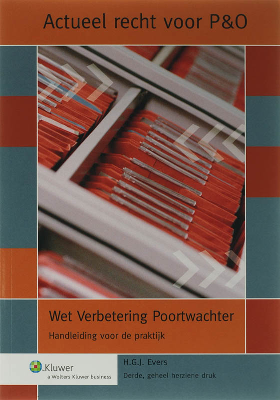 Omslag van De wet verbetering Poortwachter