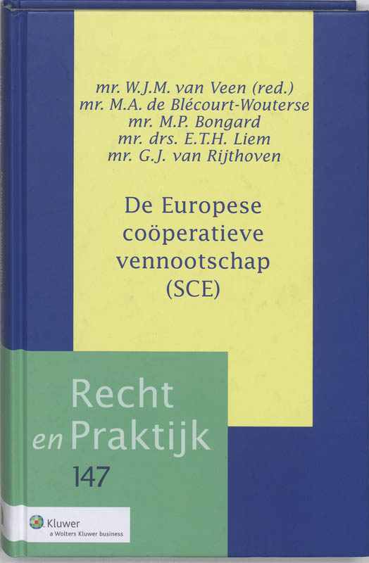 Omslag van De Europese cooperatieve vennootschap SCE