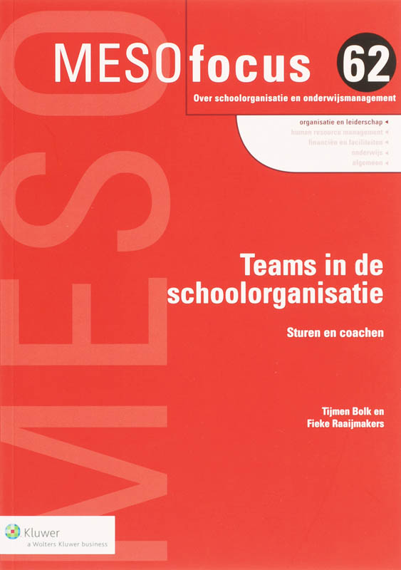 Omslag van Teams in de schoolorganisatie