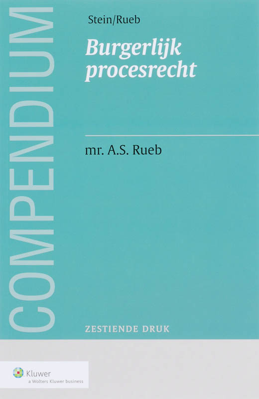 Omslag van Compendium van het Burgerlijk procesrecht
