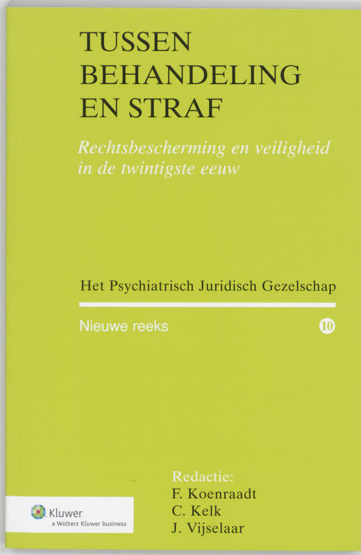 Omslag van Tussen behandeling en straf